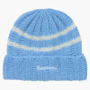 Nejvyšší kartáčovaný proužek Beanie Light Blue