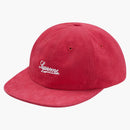 Supreme Brushed Twill Script 6-panel Red