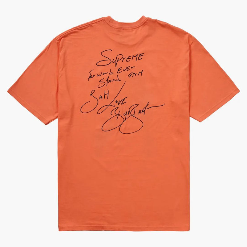 Supreme Buju Banton Tee Neon Orange