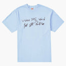 Supreme Buju Banton Wake the World Tea Light Blue