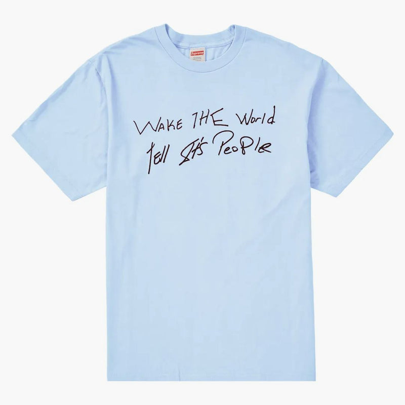 Supreme Buju Banton Wake the World Tea Light Blue