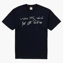 Supreme Buju Banton Wake The World Tee Navy