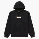 Supreme Burberry Box Logo Hooded Sweatshirt Black