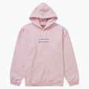 Supreme Burberry Box Logo Hooded Sweatshirt Light Pink