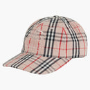 Supreme Burberry Denim 6-panel Pink