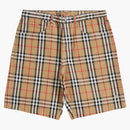 Supreme Burberry Denim Short Beige