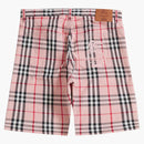 Supreme Burberry Denim Short Pink