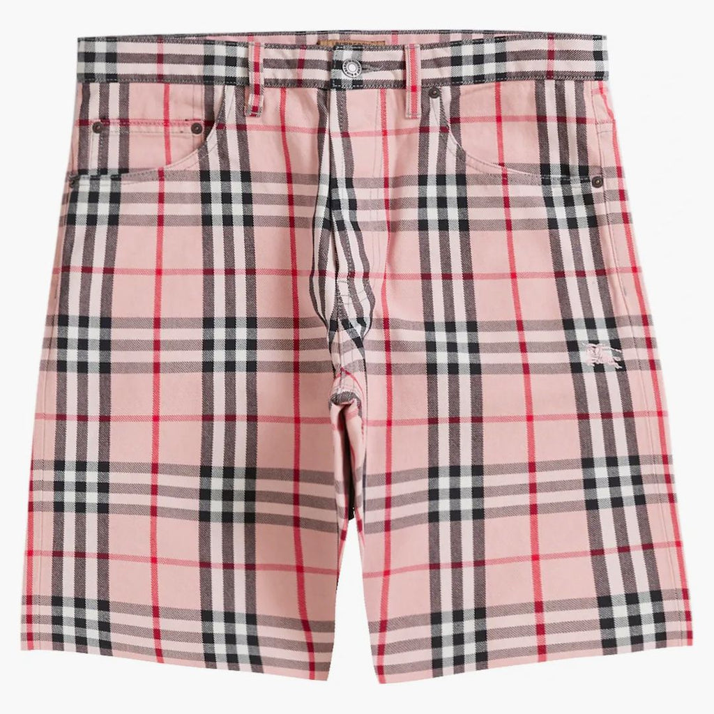 Supreme Burberry Denim Shorts Pink - Buy at Hypeneedz