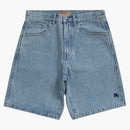 Supreme Burberry Denim Short Washed Blue