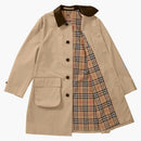 Supreme Burberry Leather Collar Trench Beige