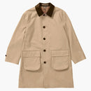 Supreme Burberry Leather Collar Trench Beige