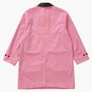 Supreme Burberry Leather Collar Trench Pink