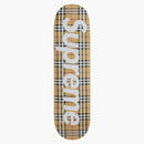 Supreme Burberry Skateboard Deck beige