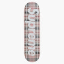 Supreme Burberry Skateboard Deck Pink