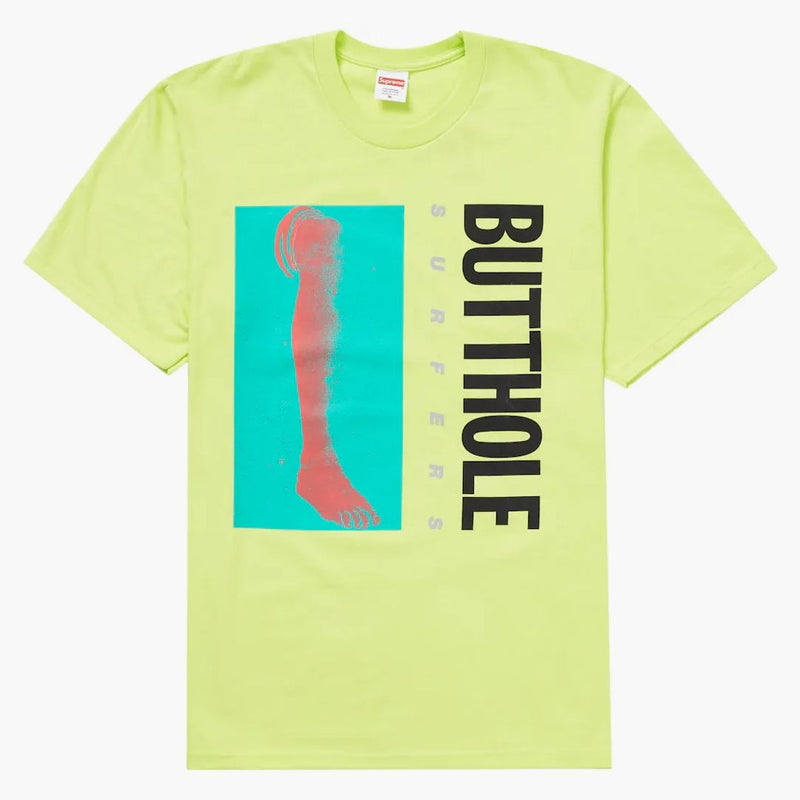 Supreme Buthole Surfers Leg Tee Neon Green