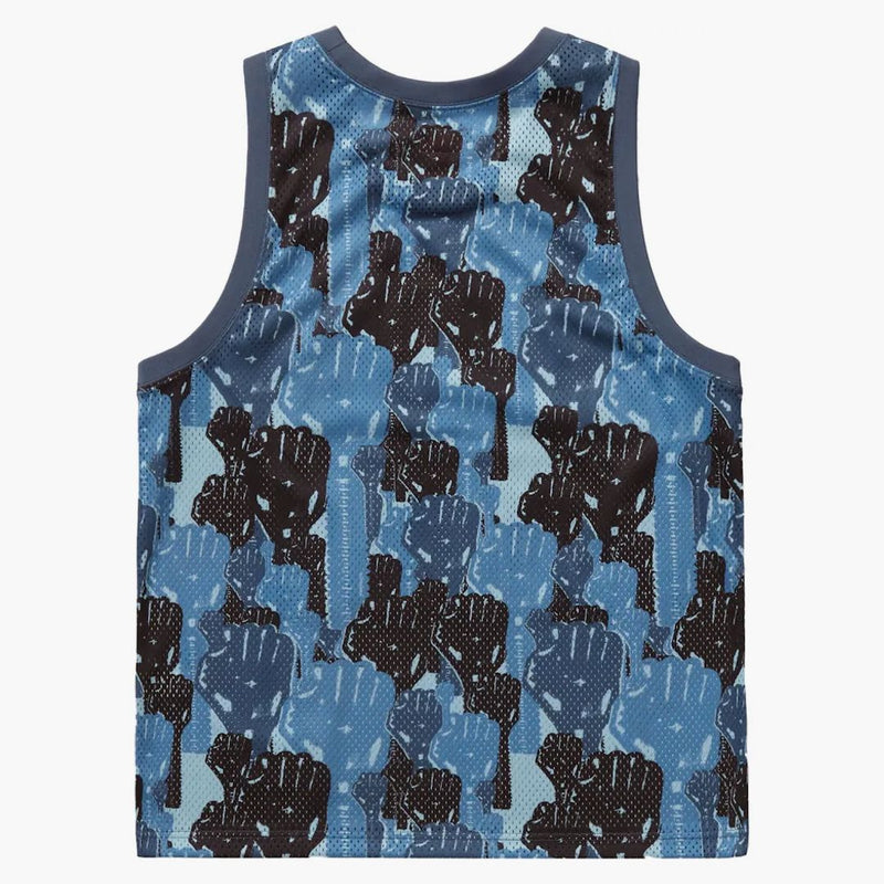 Nejvyšší camo basketbalový dres modrá
