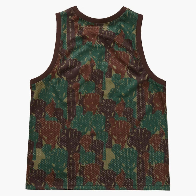 Supreme Camo Basketball Jersey Green