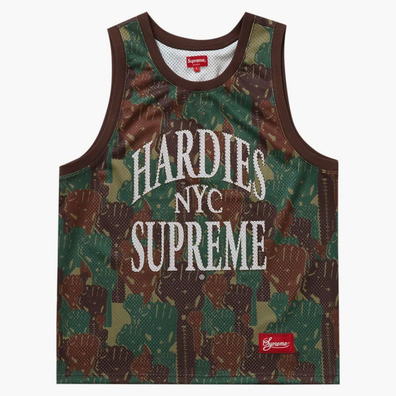 Supreme Camo Basketball Jersey Green