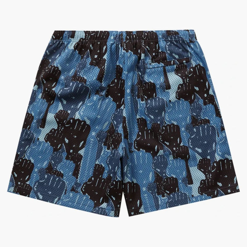 Supreme Camo Basketball Short Blue