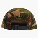 Supreme Camo Corduroy Camp Cap Woodland Camo