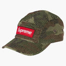 Supreme Camo Grid Velvet Camp Cap Woodland Camo