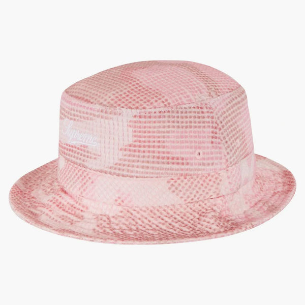 Supreme Camo Grid Velvet Crusher Pink Camo