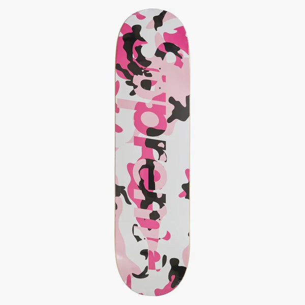 Nejvyšší kammo logo skateboard paluba růžová camo