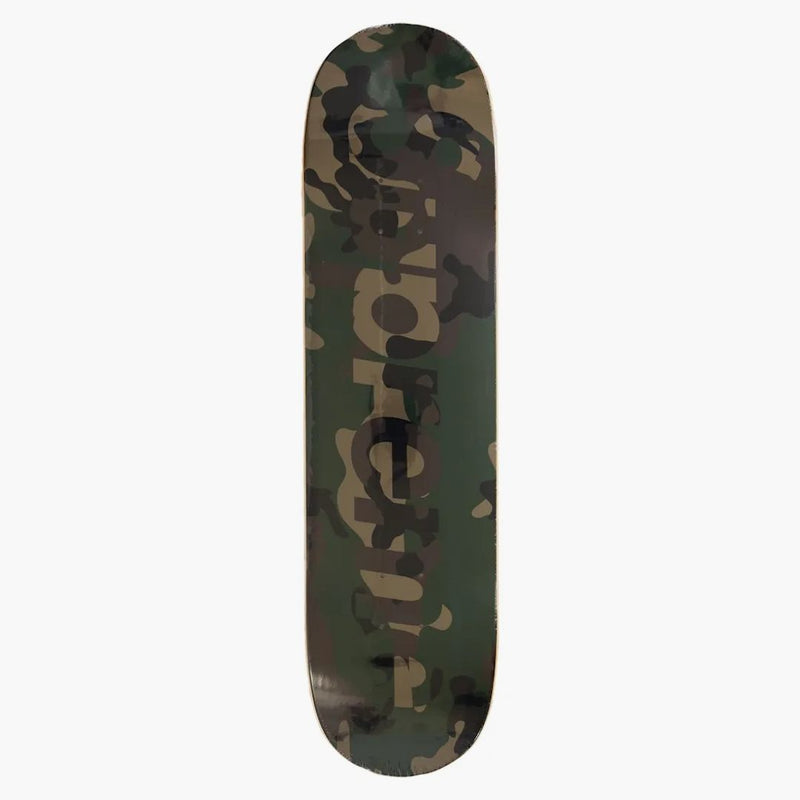 Supreme CAMO LOGO DE LOGO DE LOBLA CAMA DE CAMO DE MADERA