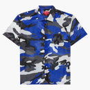 Supreme Camo Mesh S/s Shirt Royal