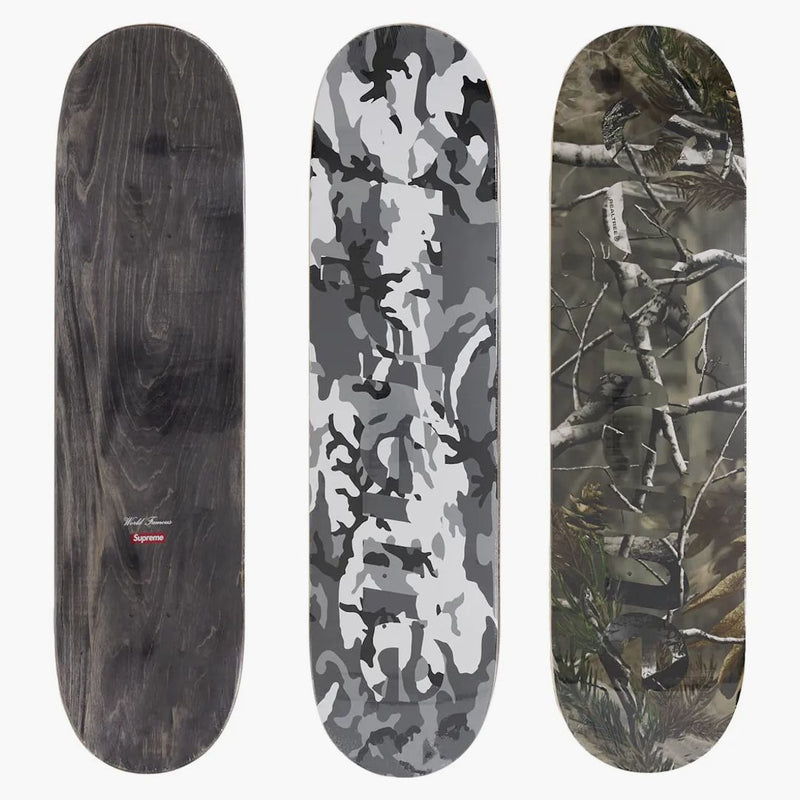 Supreme Camo Ripstop Skateboard Deck Set Multicolor