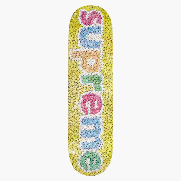 Supreme Candy Hearts Skateboard Deck Yellow
