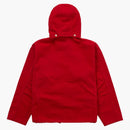 Supreme canvas clip jacket red