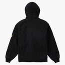 Chaqueta de trabajo con capucha suprema de lona negra