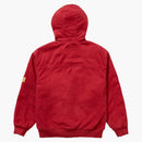 Supreme Canvas Hooded Work Jacket Red