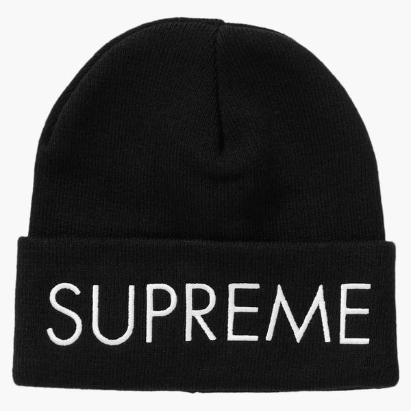 Supreme Capital Beanie Black