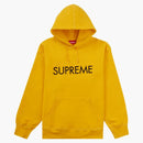 Supreme Capital Hooded Sweatshirt Bright Gold