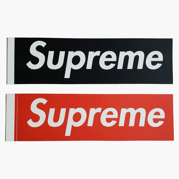 Set adesivo logo supremo in fibra di carbonio
