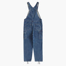 Supreme Cargo Denim Overalls Washed Blue