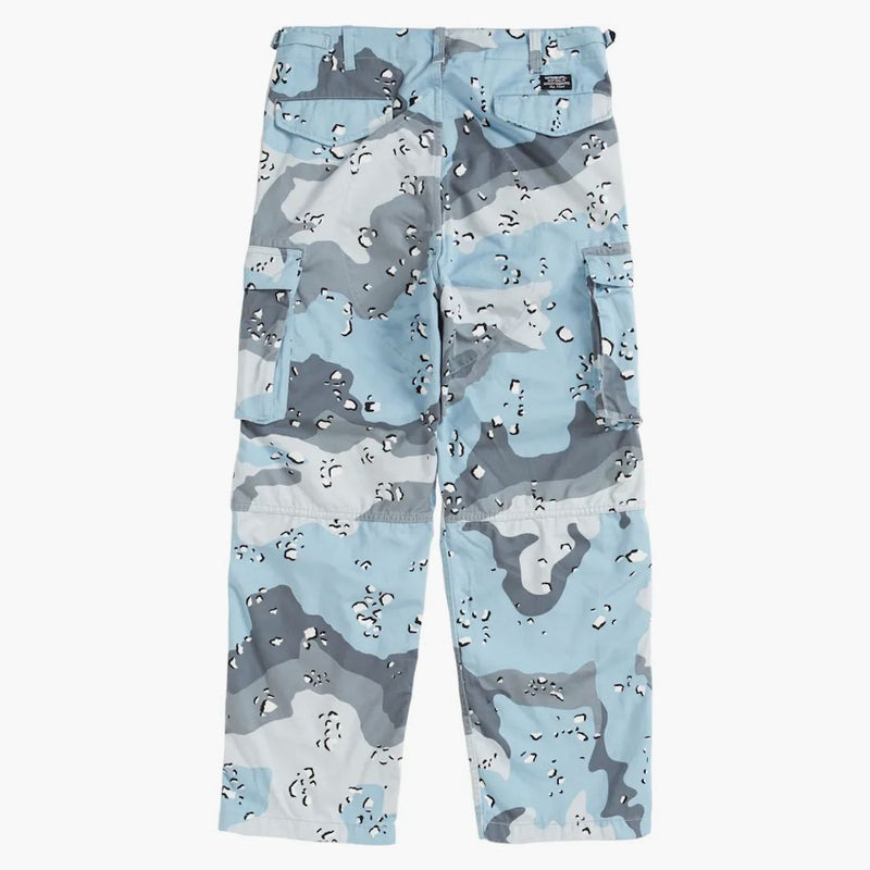 Nejvyšší nákladní kalhoty (SS20) Blue Chocolate Chip Camo