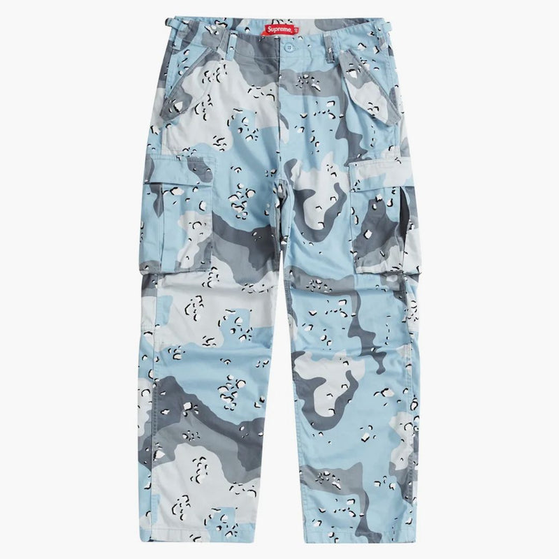 Nejvyšší nákladní kalhoty (SS20) Blue Chocolate Chip Camo