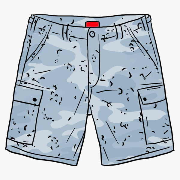 Supreme Cargo Short Blue Chocolate Chip Camo