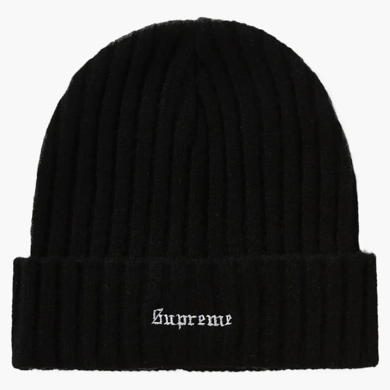 Supreme cashmere beanie black