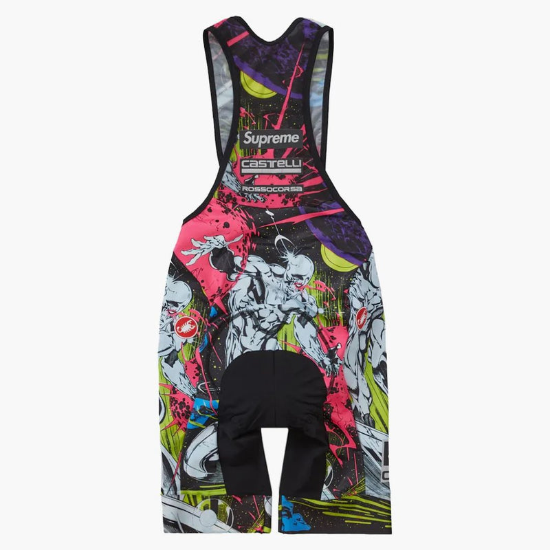 Supremo Castelli Silver Surfer Cycling Bib Multicolor