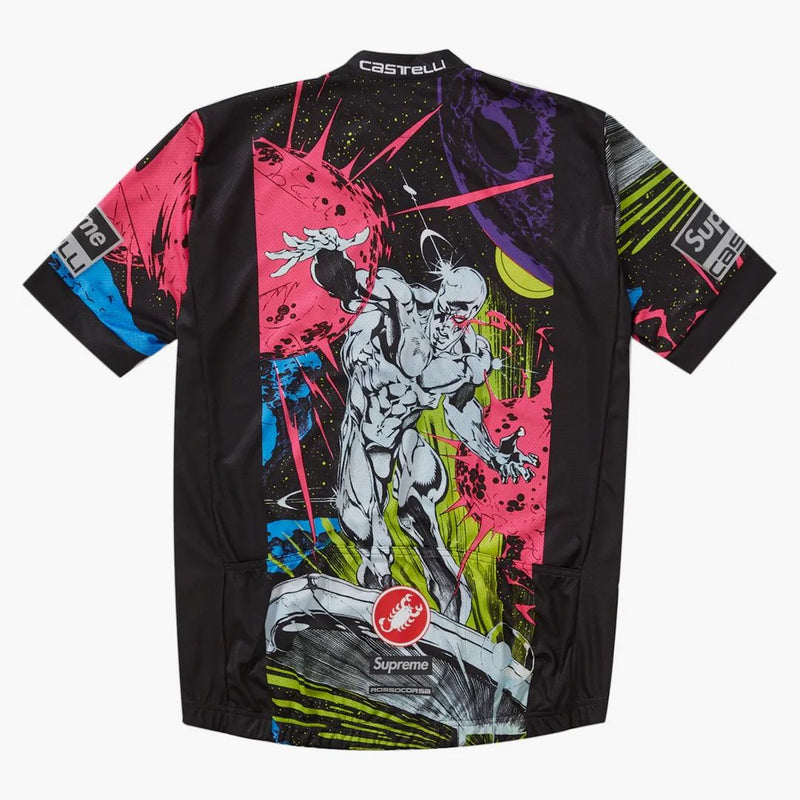 Nejvyšší Castelli Silver Surfer Cycling Jersey Multicolor