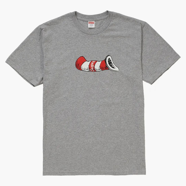 Nejvyšší kočka v klobouku Tee Heather Grey