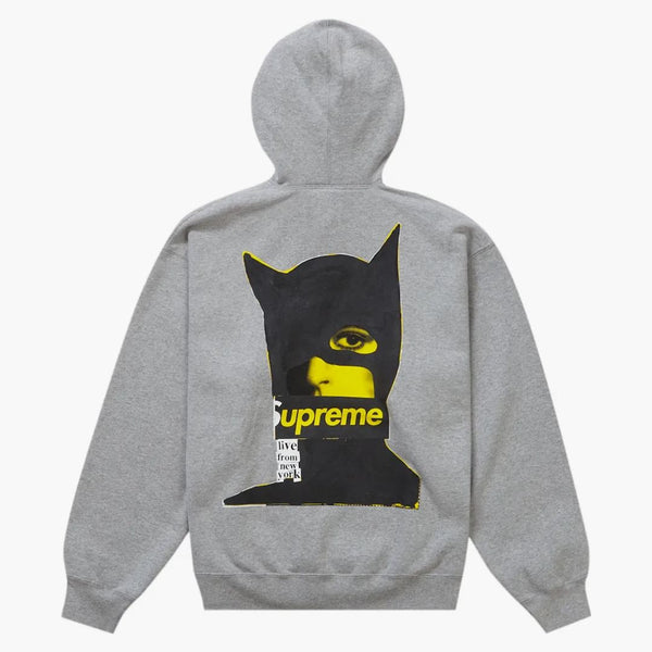 Nejvyšší mikina s kapucí Catwoman Heather Grey