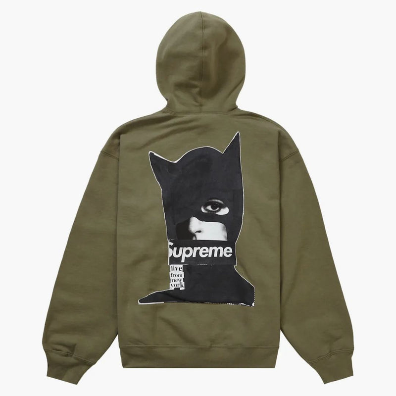 Supreme Catwoman Hooded Sweatshirt Light Olive