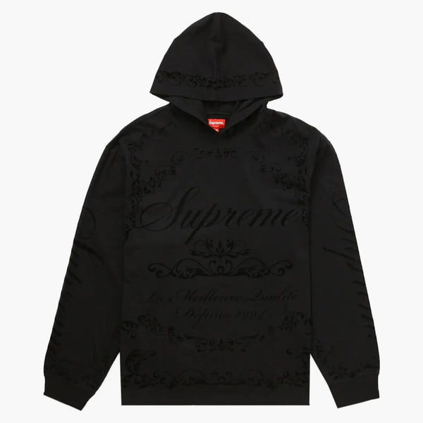 Nejvyšší celebre s kapucí L/S Top Black
