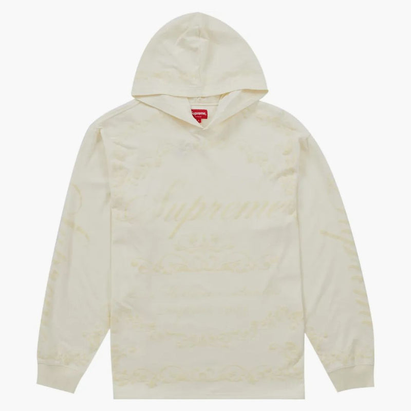 Supreme Celebre Hooded L/S Top White