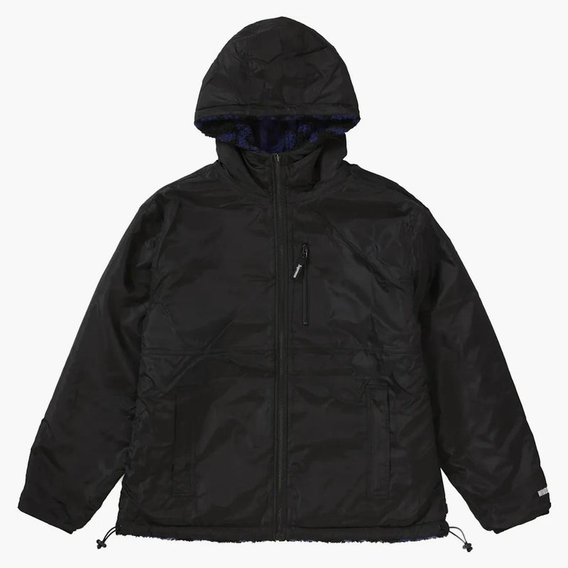 Nejvyšší keltský uzel Reverzibilní windstopper Fleece Hooded bunda černá